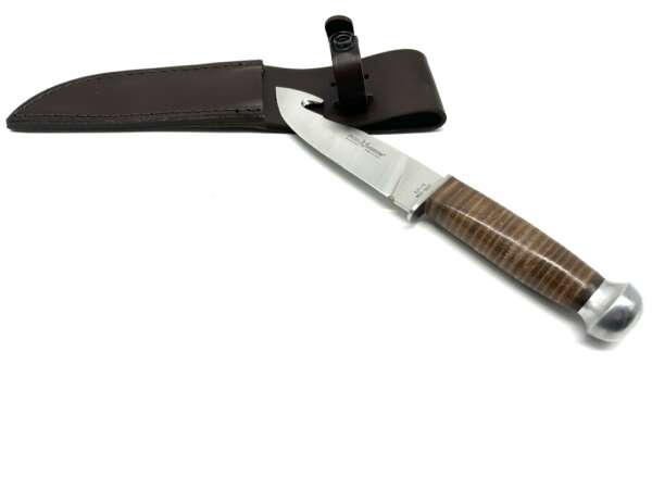Coltello Fox da scuoio 62113 con manico in cuoio - immagine 2