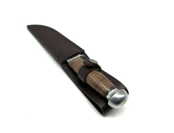 Coltello Fox da scuoio 62113 con manico in cuoio - immagine 3