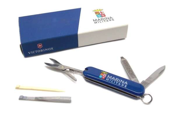 Coltello Victorinox multiuso blu Marina Militare