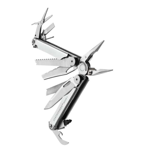 Pinza Leatherman Wave Plus LE832524 17 usi multiuso con fodero - immagine 5