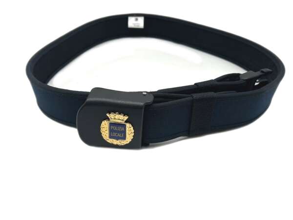 Cinturone Vega in Cordura 2V4921 Con Fregio Polizia Locale - BLU-M