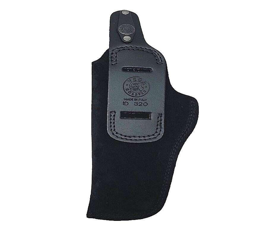 Fondina Vega Scamosciata Delfiero Nera ID320BIS per Beretta 92 98 - SX