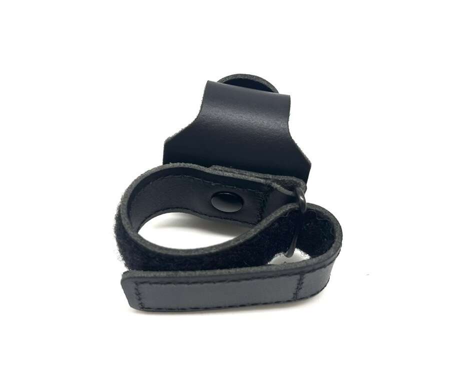 Porta Guanti in pelle con passante cintura a Doppio bottone 1V07