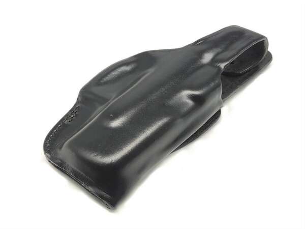 Fondina Vega cuoio da fianco T111 per Glock 26 27 - NERO-DX