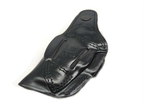 Fondina Vega cuoio da fianco T111 per Glock 26 27 - NERO-SX - immagine 2