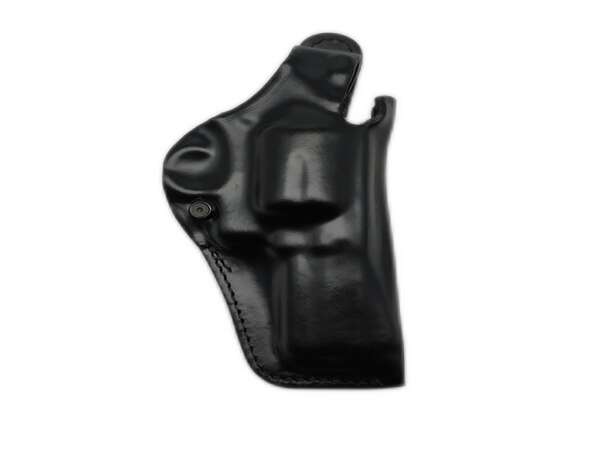 Fondina Vega in cuoio T168 per revolver SW 2,5 3 pollici castello N 44 magnum - MARRONE-DX - immagine 3