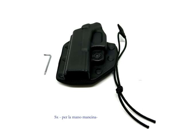 Fondina Vega polimero VKK804 per Glock 17 22 26 31 37 serie VKK8 - VERDE-SX - immagine 2