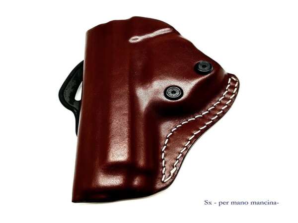 Fondina Vega cuoio da fianco TS100 per beretta 92 98 serie TS1 - NERO-DX - immagine 6