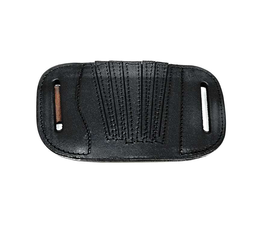 Fondina Vega cuoio e elastico FA111 per Beretta 81 84 85 - MARRONE-SX