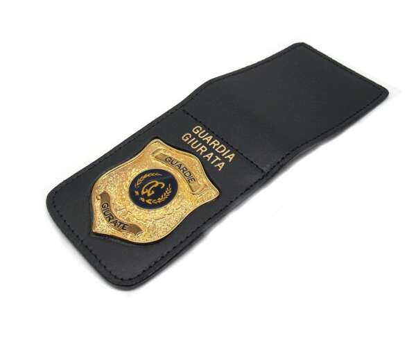 Pattella Vega cuoio 1WH110 con placca guardie giurate - immagine 2