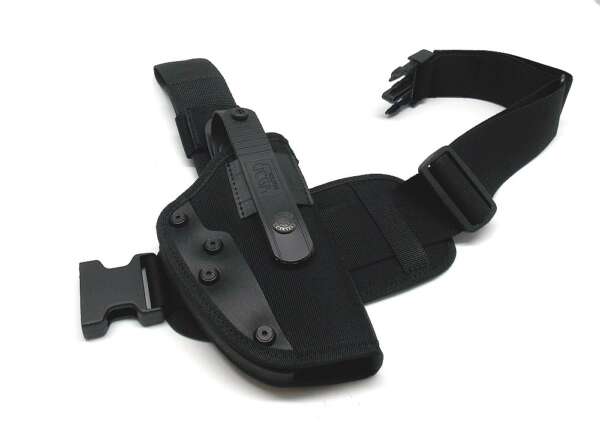 Fondina Vega cordura coscia PA260 per beretta 92 98 serie PA2 - NERO-SX