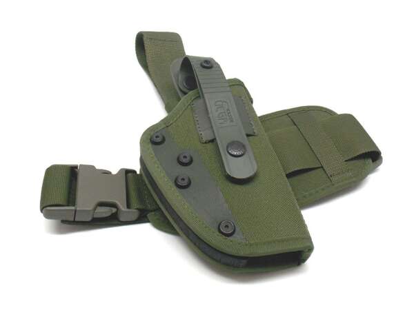 Fondina Vega cordura coscia PA260 per beretta 92 98 serie PA2 - NERO-SX - immagine 2