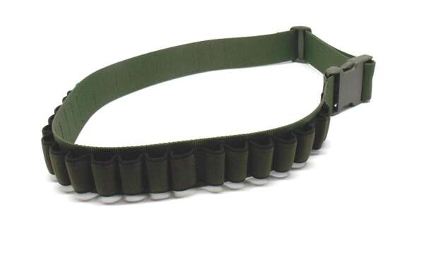 Cartuccera Delfiero celle elastiche verde