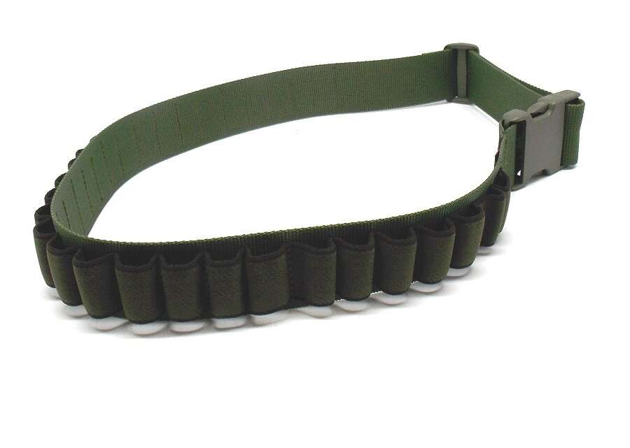 Cartuccera Delfiero celle elastiche verde