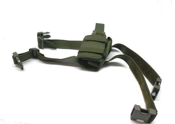 Fondina Vega cordura cosciale PA280 Beretta 92 98 - VERDE-DX - immagine 2