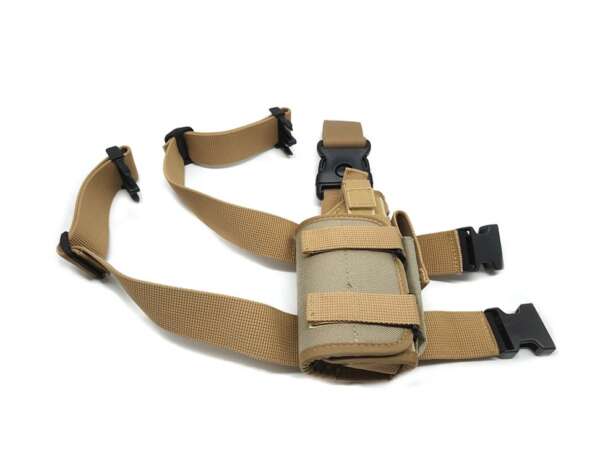 Fondina Vega cordura cosciale PA280 Beretta 92 98 - VERDE-DX - immagine 4