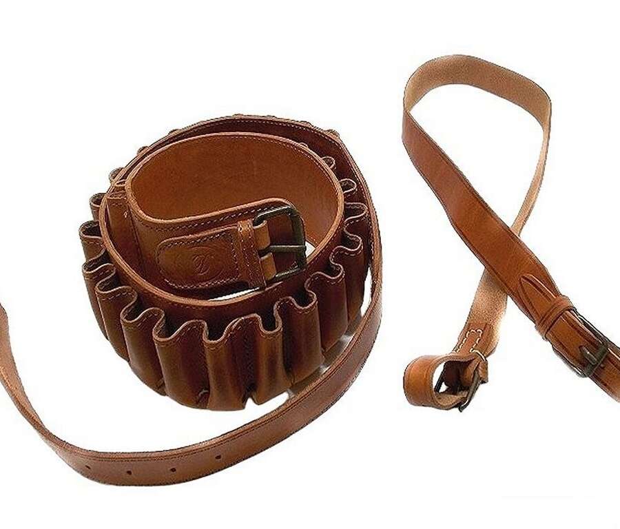 Cartuccera e bretella cuoio lusso