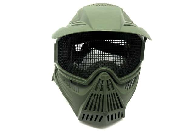 Maschera in plastica soft air