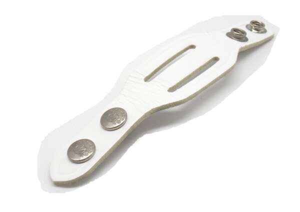 Distanziale cuoio con asola Delfiero passante per cinturone - immagine 2