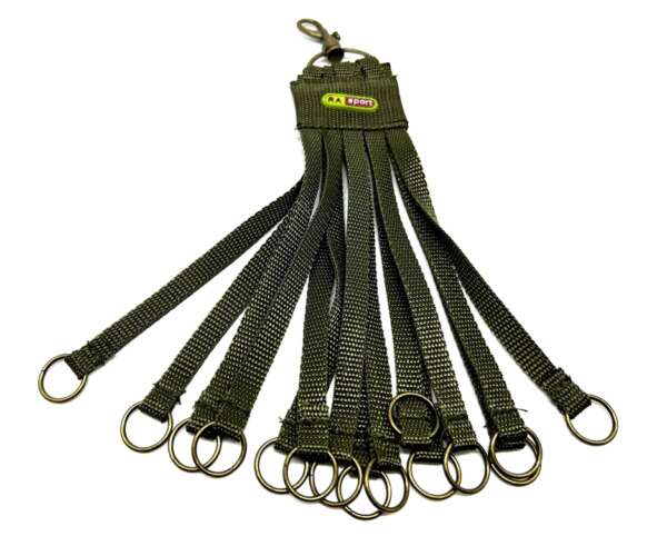 Appendiselvaggina nylon 15 anelli porta selvaggina