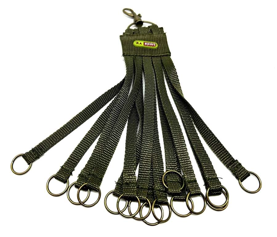 Appendiselvaggina nylon 15 anelli porta selvaggina