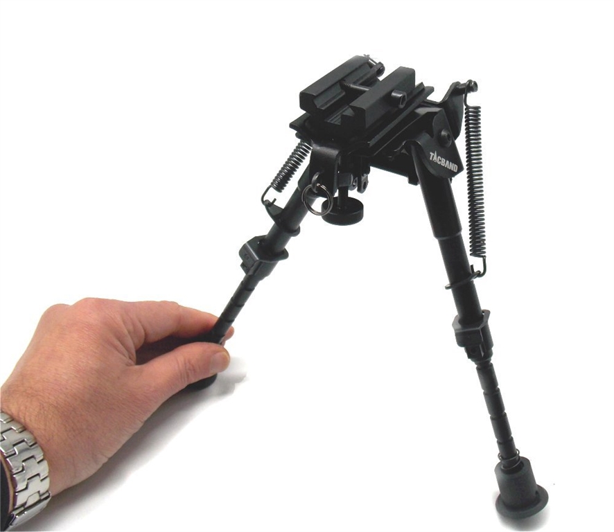 Bipiede telescopico basculante alto cm 21-35 per carabina