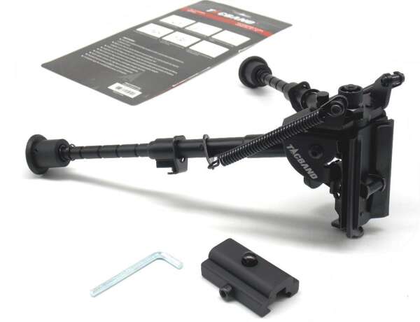 Bipiede telescopico basculante alto cm 21-35 per carabina - immagine 2