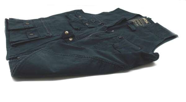 Gilet Landing multitasche in cotone blu - XL - immagine 2