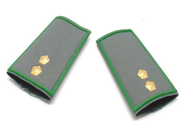 Grado tubolari grigio con perfilo verde e 2 pentagoni dorati