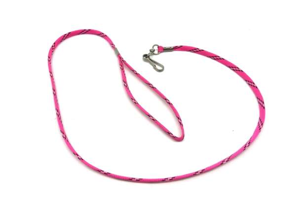 Guinzaglio nylon colorato per cane - FUXIA-U - immagine 2
