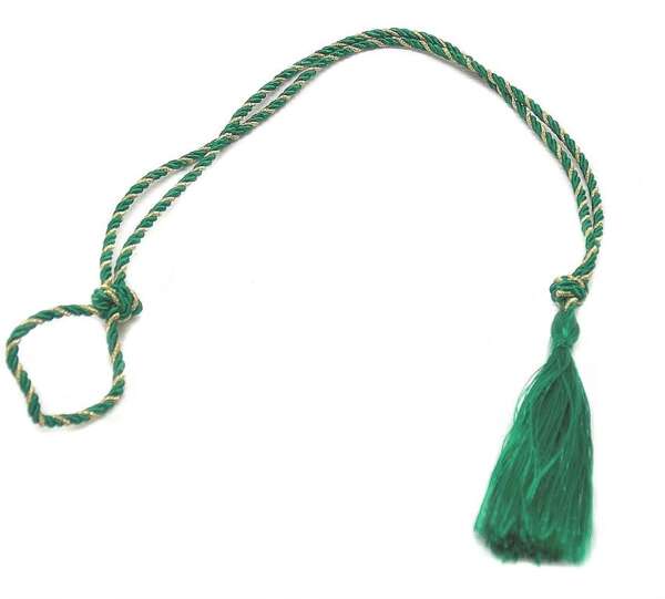 Cordoncino per calendario verde ed oro - immagine 2