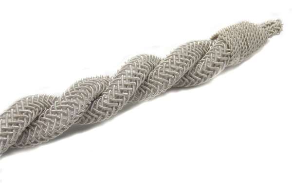 Soggolo treccia cordone 10 mm argento per berretto da divisa - immagine 2