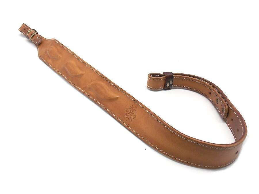 Bretella cinghia West Point in cuoio cucita a mano per carabina
