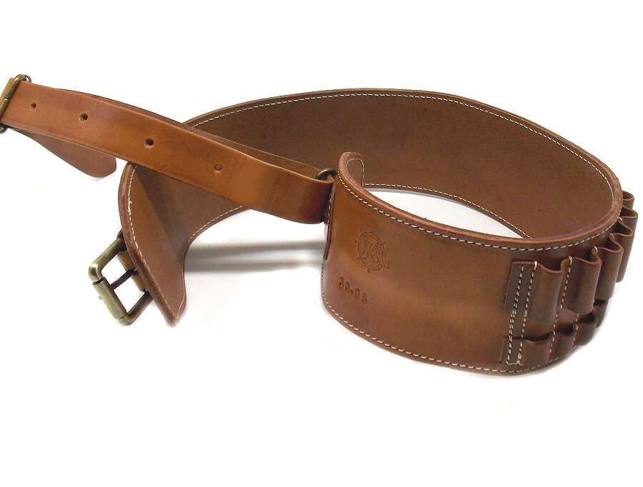 Cartuccera West Point in cuoio 20 celle per carabina calibro 3006 e 308