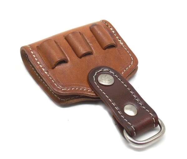 Giberna West Point in cuoio 3 colpi per carabina calibro 3006 e 308