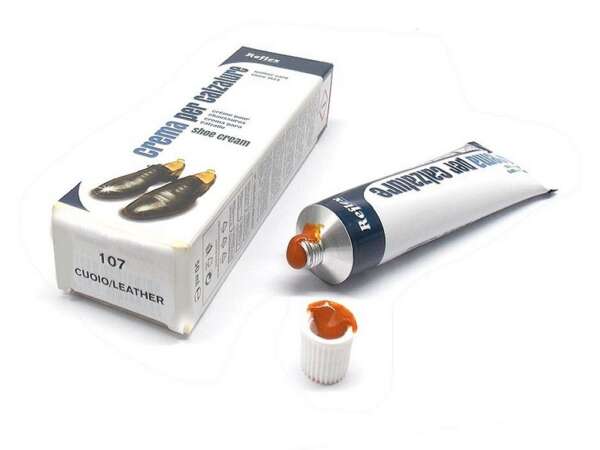 Crema Reflex cromatina super lucido colore cuoio per scarpe