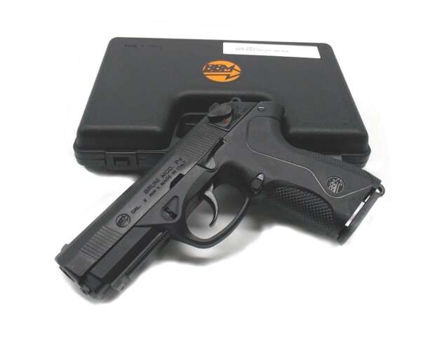 Pistola Bruni P4 nera a salve calibro 9 mm Top Firing