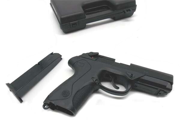 Pistola Bruni P4 nera a salve calibro 9 mm Top Firing - immagine 2