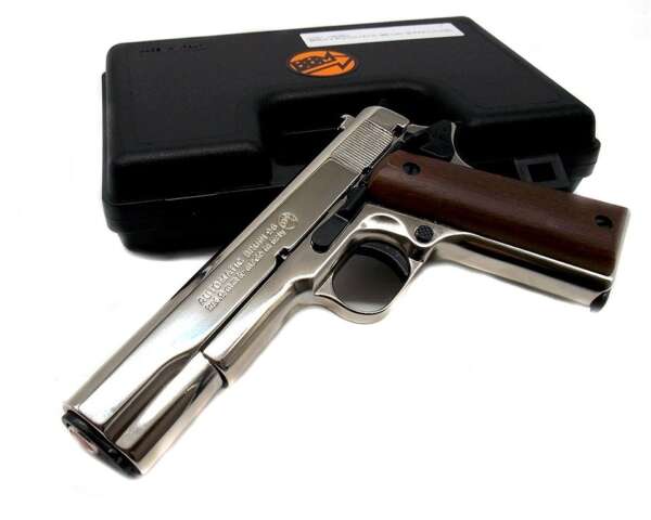 Pistola Bruni a Salve 96 Nikelata cal. 9 mm Top Firing