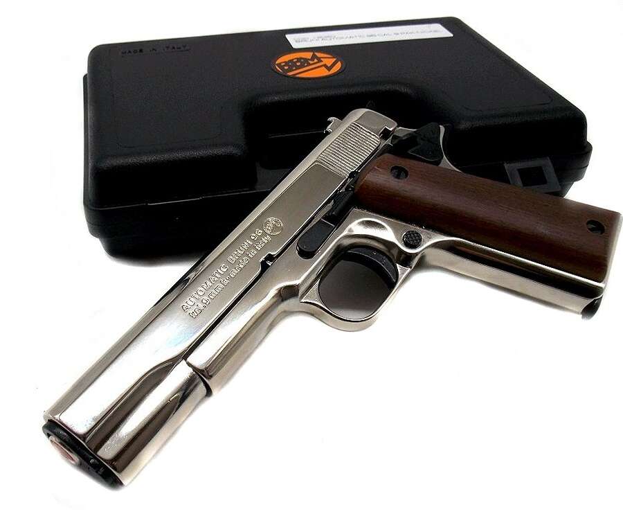 Pistola Bruni a Salve 96 Nikelata cal. 9 mm Top Firing