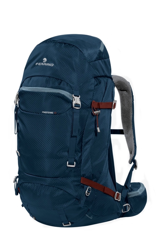 Zaino Ferrino Finisterre 48 litri blu da trekking con sistema RECCO