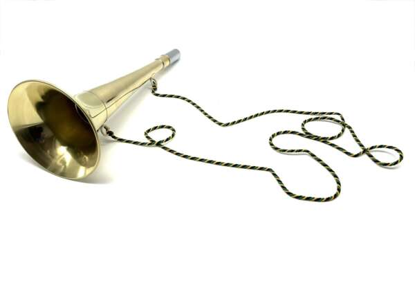 Tromba in ottone Corno da Caccia - immagine 2
