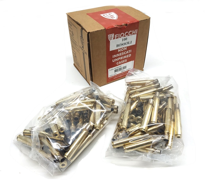 Bossolo Fiocchi Calibro 30 06 Springfield non innescati 60300500