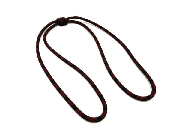 Cordone Nylon Amaranto e Nero per Camicia Banda Musicale