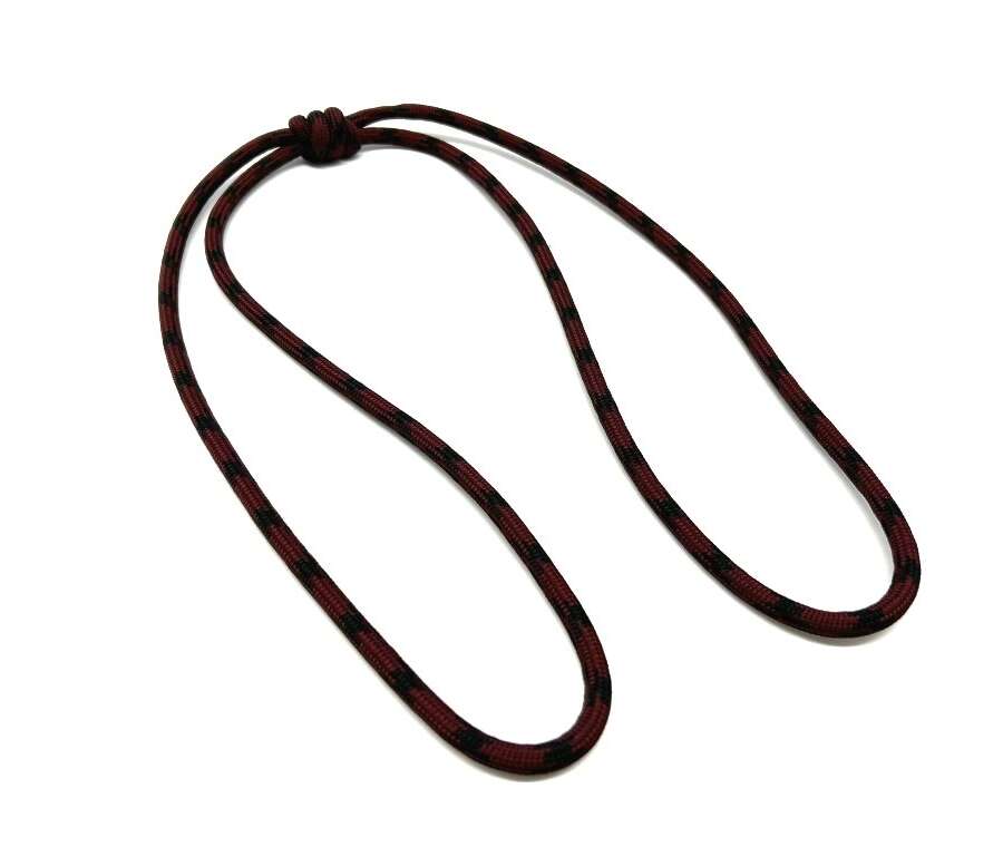 Cordone Nylon Amaranto e Nero per Camicia Banda Musicale