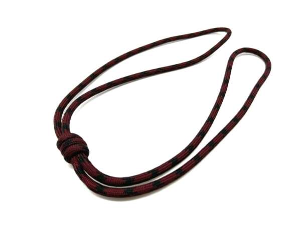 Cordone Nylon Amaranto e Nero per Camicia Banda Musicale - immagine 2