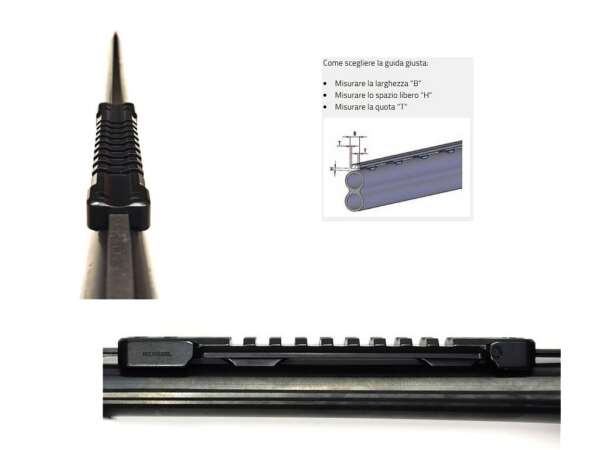 Base weaver Recknagel per bindella da 8 a 9,1 mm altezza maggiore di 2 mm - immagine 5