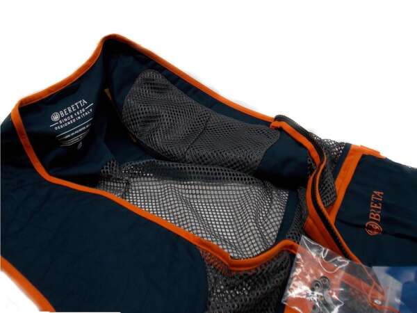 Gilet Tiro Beretta Rete GT67 Blu Arancio - M - immagine 3