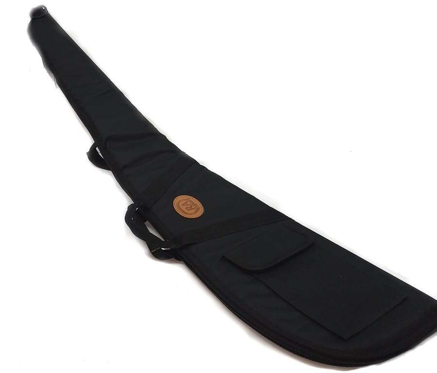 Fodero custodia per fucile cm 115 in nylon Nero con cerniera e tascone