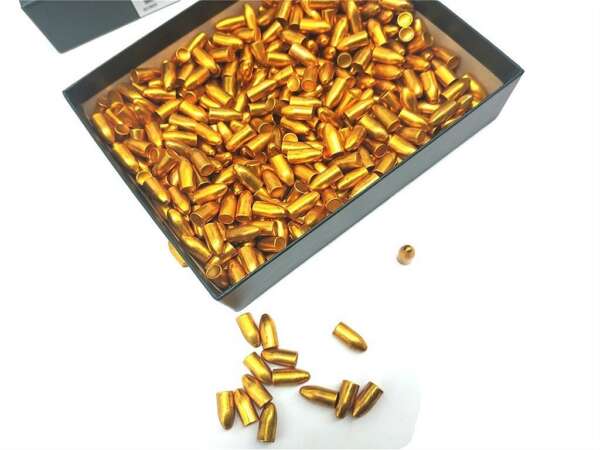 Palla HN in piombo ramato ogivale calibro 30 carabina 308 Winchester - immagine 2